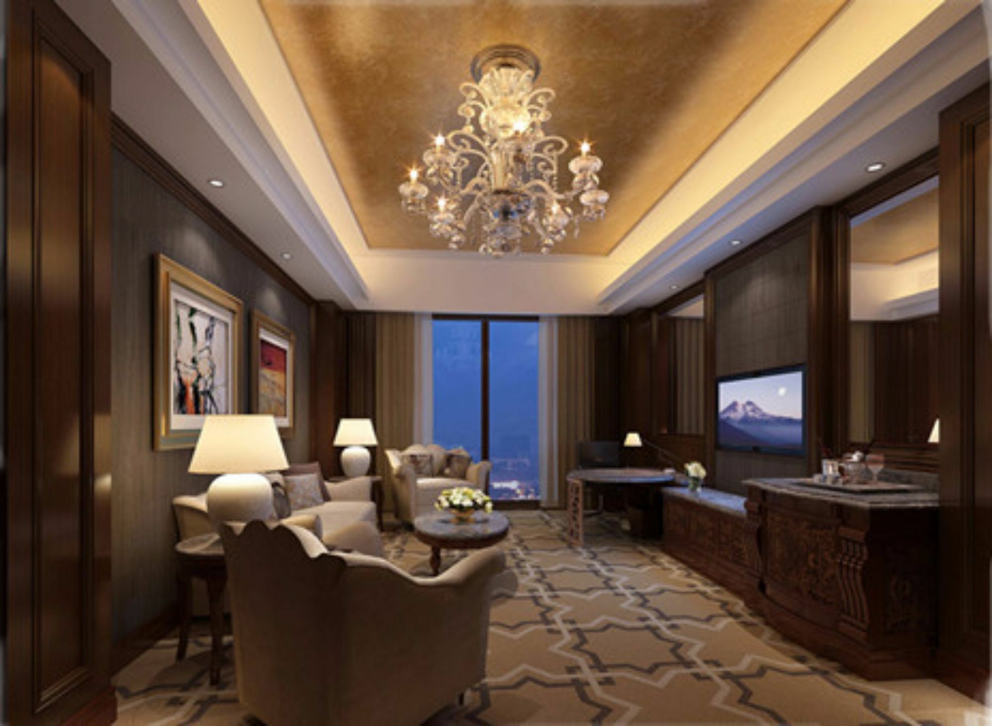 Jinan Luxury Blue Horizon Hotel Buitenkant foto