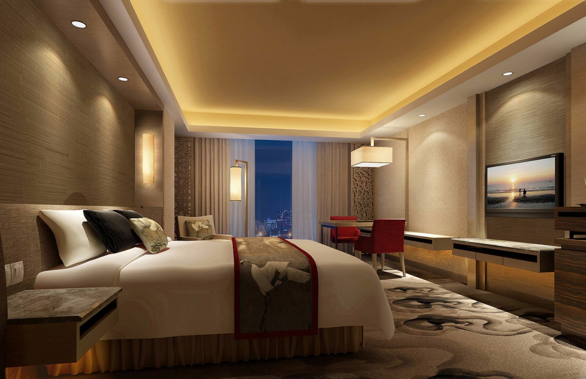 Jinan Luxury Blue Horizon Hotel Buitenkant foto