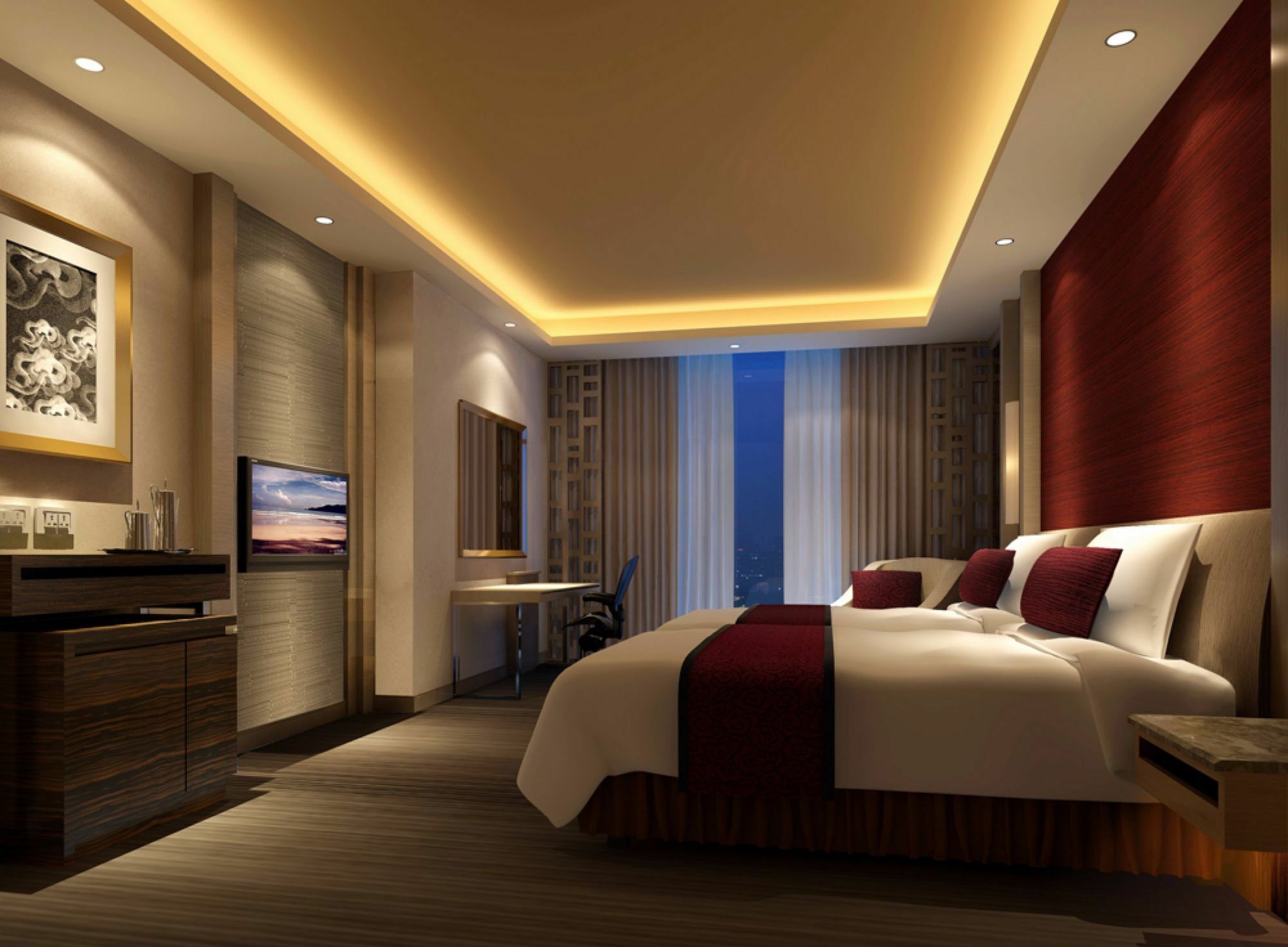 Jinan Luxury Blue Horizon Hotel Buitenkant foto